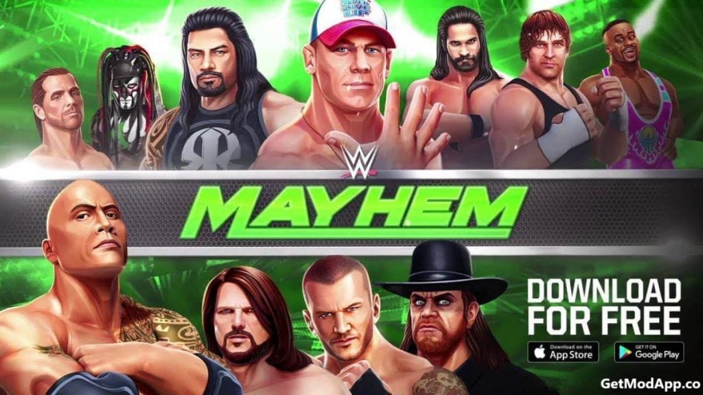 WWE Mayhem MOD APK 1.30.182 (Unlimited Money) Download