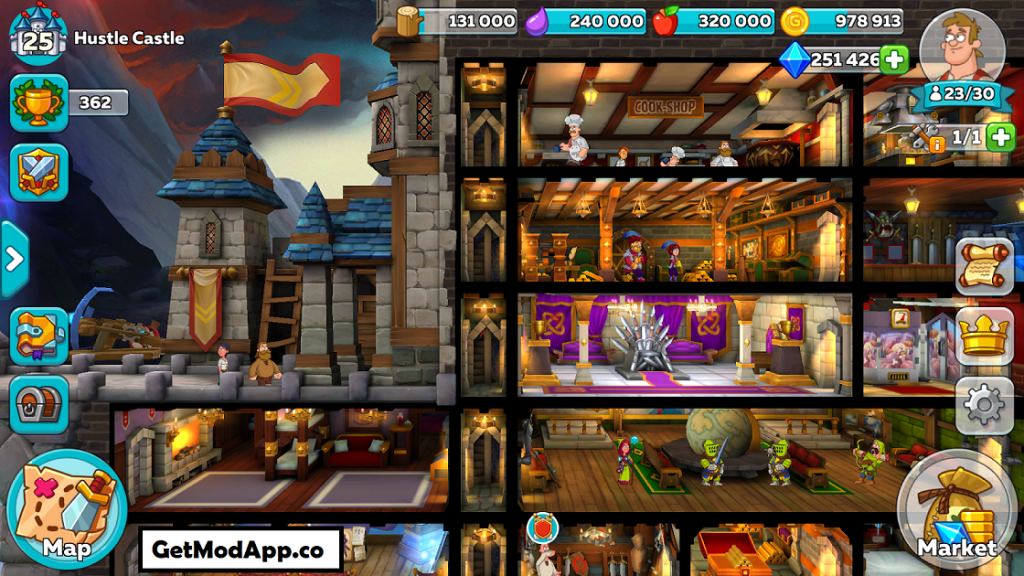 Hustle Castle: Fantasy Kingdom 1.25.0 (MOD High Damage)