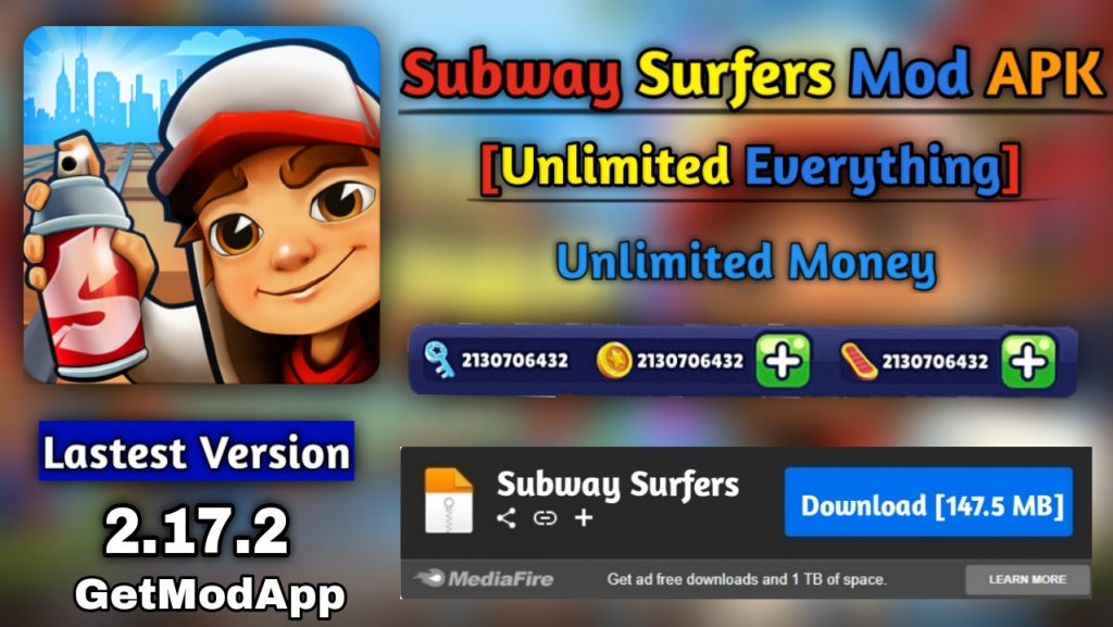 Download Subway Surfers (MOD, Unlimited Coins/Keys) Three.2.17.2 Free On Automaton