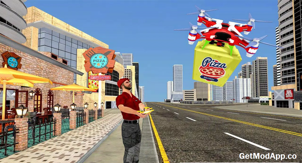 Download Drone Pizza Delivery Game 0.1 APK + Mod (Free Purchase) For Android